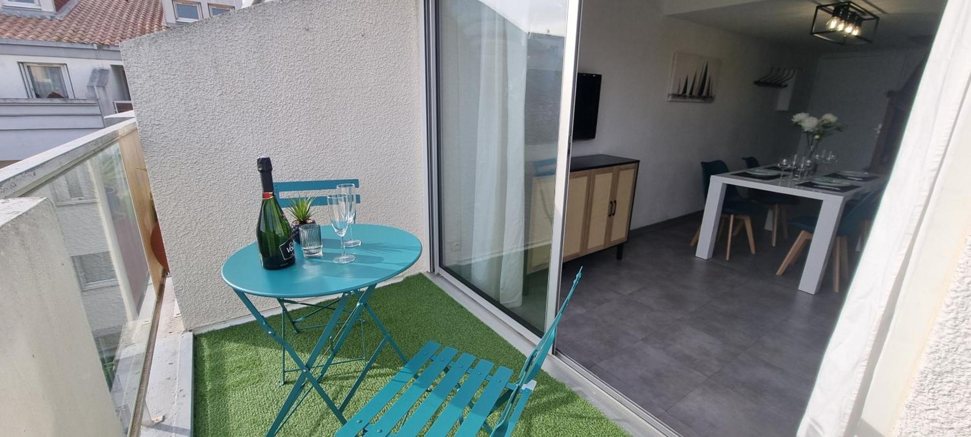 L'Ophelia Duplex Dernier Etage Balcon Centre Climatisation Apartamento Sète Exterior foto